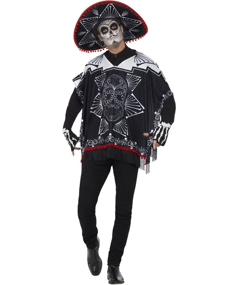 Day Of The Dead Bandit Mens Costume