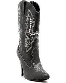 Black Cowgirl Womens Boots