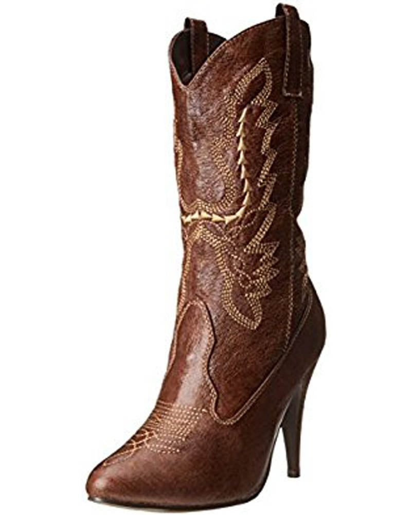 Brown Cowgirl Deluxe Womens Boots