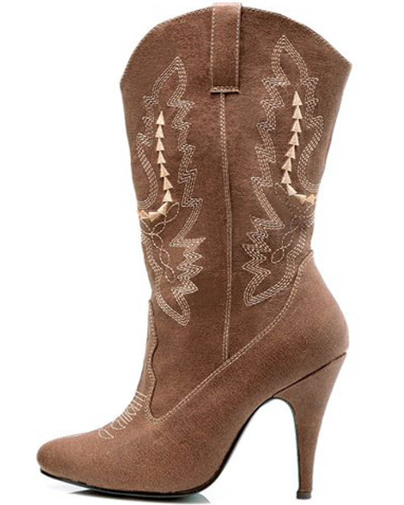 Brown Cowgirl Deluxe Womens Boots