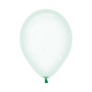 Sempertex 30cm Crystal Pastel Green Latex Balloons 331, 100PK