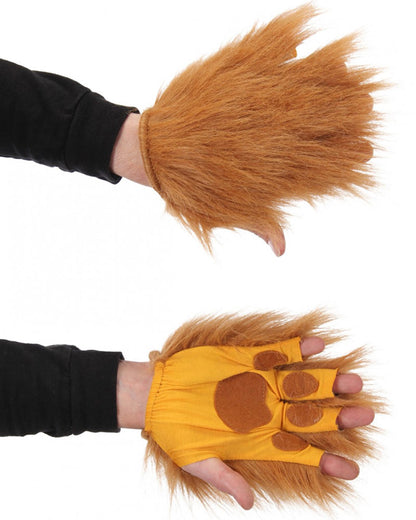 Lion Brown Fingerless Paws
