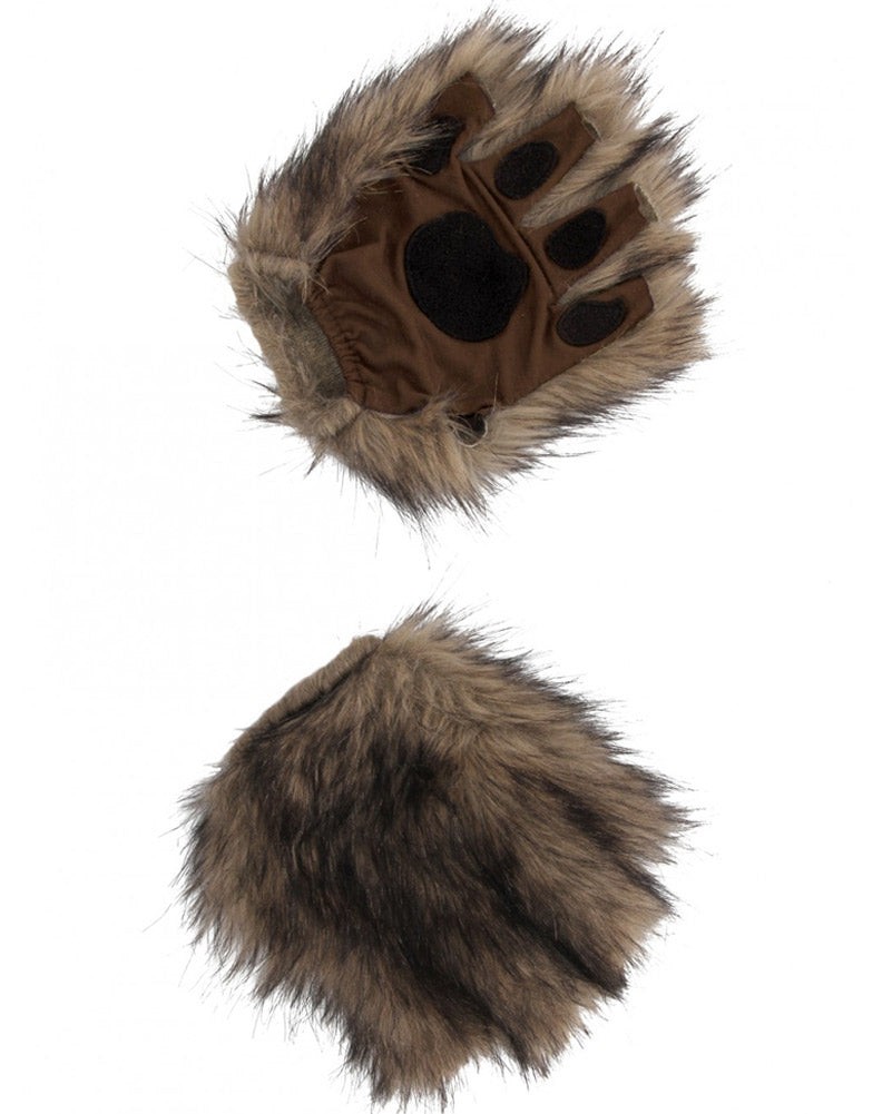 Squirrel Brown Fingerless Paws