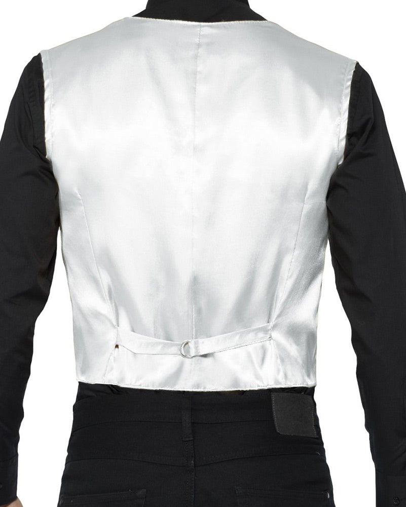 Silver Sequin Waistcoat
