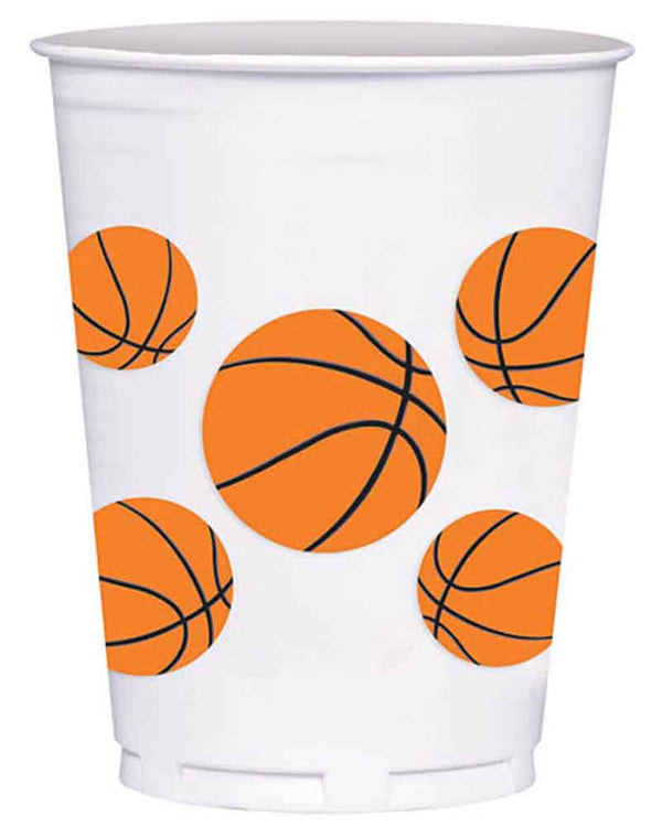 Basketball Fan Cups Pack of 8