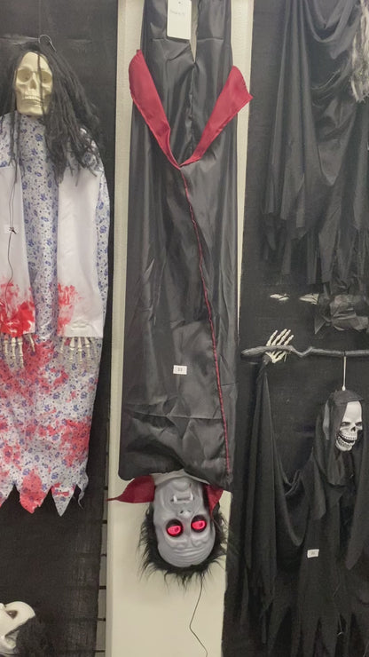 Animated Hanging Upside Down Vampire 1.5m