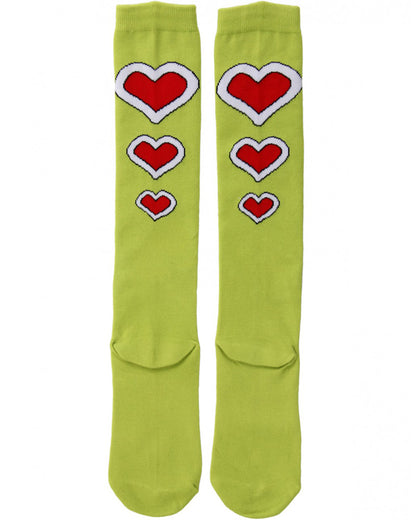 Dr Seuss The Grinch Knee High Costume Socks