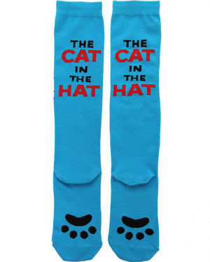 The Cat In The Hat Paws Knee High Costume Socks
