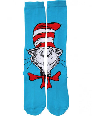 The Cat In The Hat Knee High Costume Socks