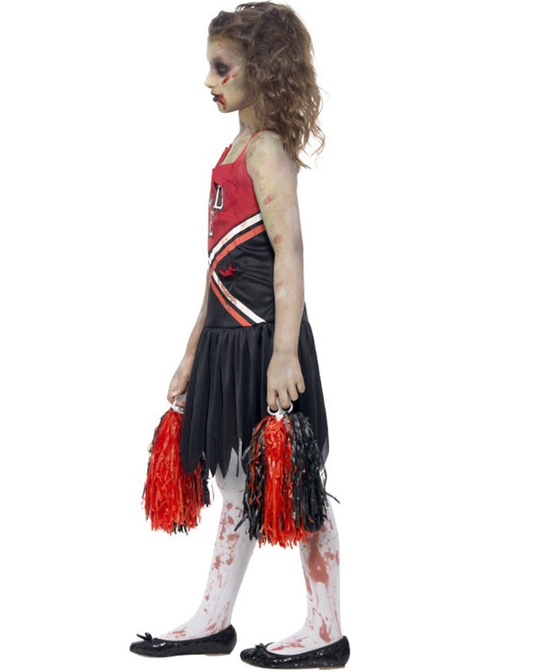 Zombie Cheerleader Girls Costume
