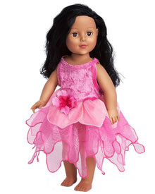 Hot Pink Tulip Fairy Doll Dress