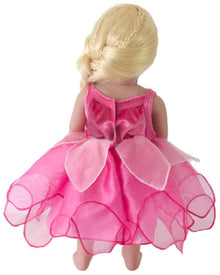 Hot Pink Tulip Fairy Doll Dress