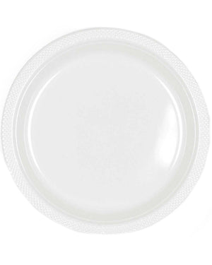 White 26cm Party Plates Pack of 20