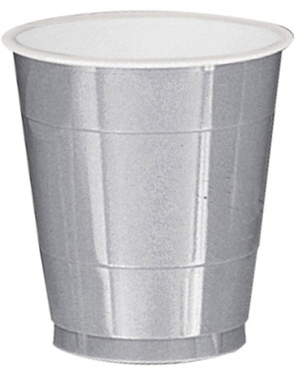 Silver 355ml Party Cups Pack of 20
