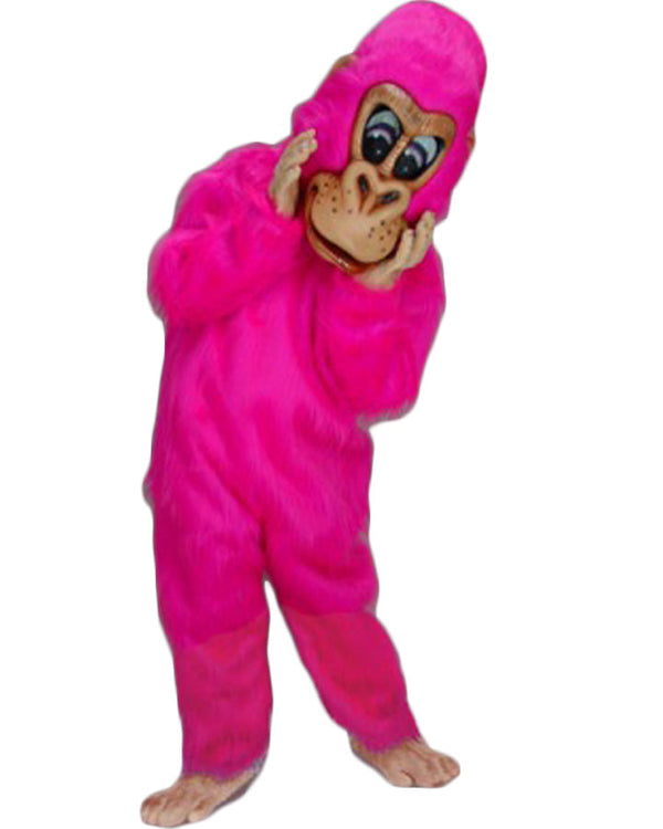 Pink Gorilla Professional Mascot Costume