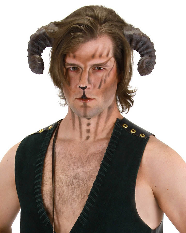 Satyr Horns Deluxe Headpiece