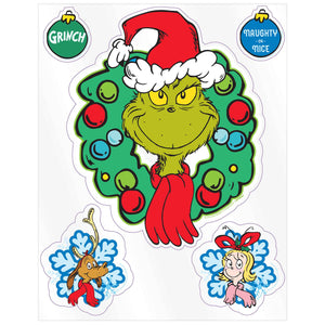 Christmas Dr Seuss The Grinch Window Decorations