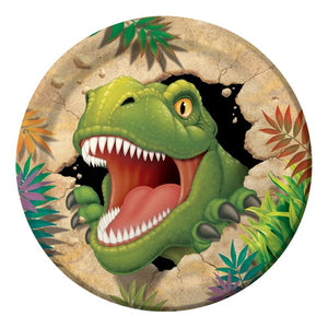 Dinosaur 23cm Party Plates Pack of 8