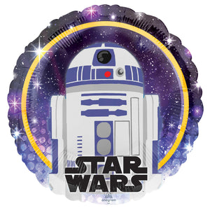 45cm Standard HX Star Wars Galaxy R2D2 Balloon