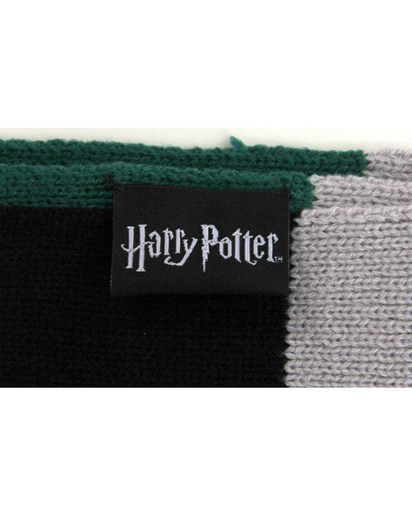 Harry Potter Slytherin Patch Striped Scarf