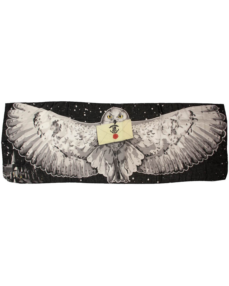Image of Harry Potter Hedwig scarf.