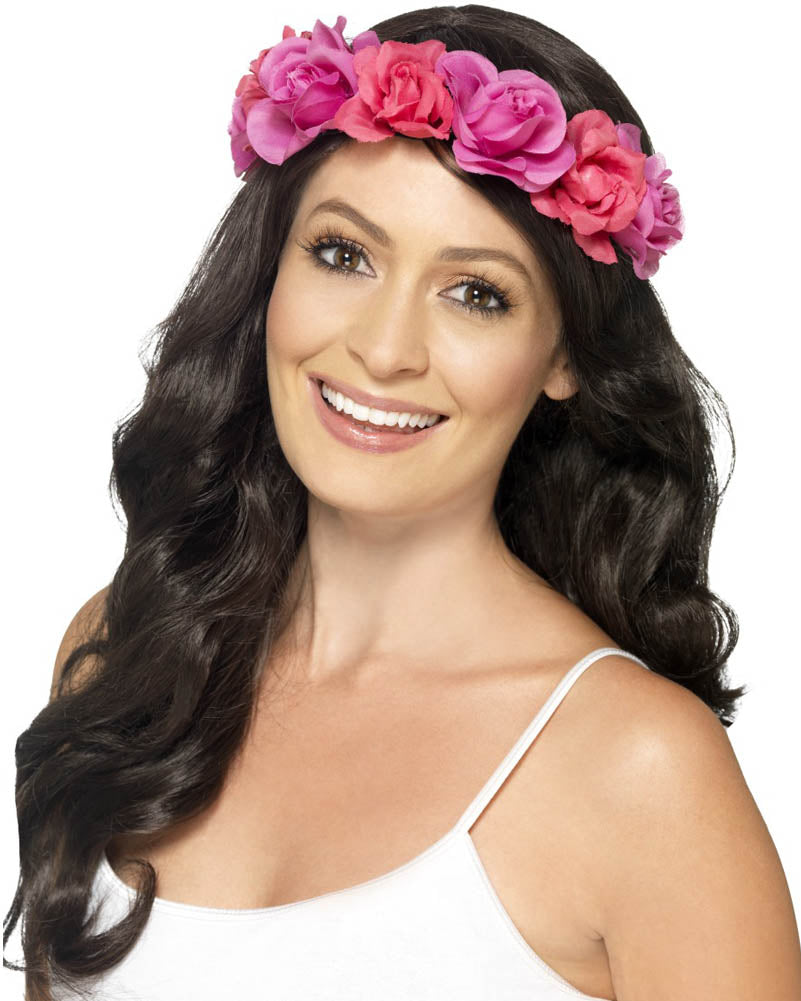 Pink Floral Headband