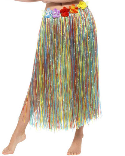Multicoloured Hawaiian Hula Skirt