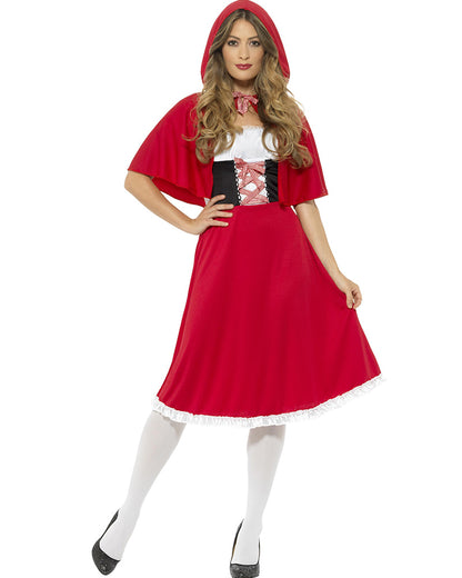 Traditional Red Riding Hood Plus Size Womens Costume