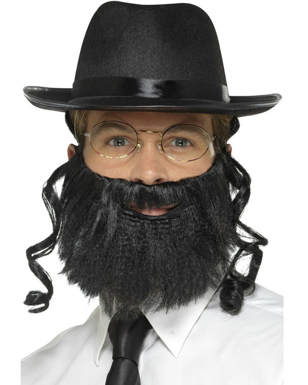 Rabbi Hat Beard and Glasses Kit