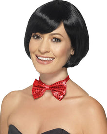 Red Sequin Bow Tie