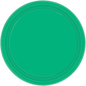 Festive Green 26cm Pack of 20 Paper Plates