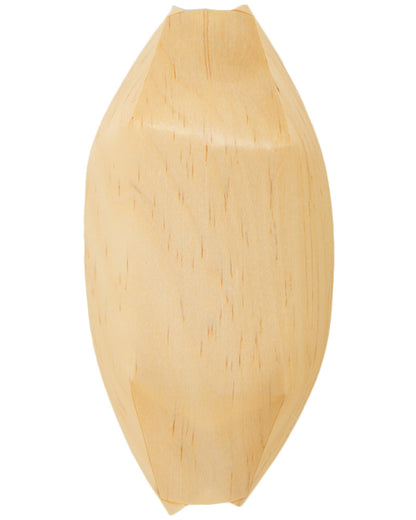 Wooden Boat Dishes Pack of 50