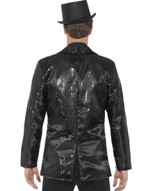 Black Sequin Jacket Mens