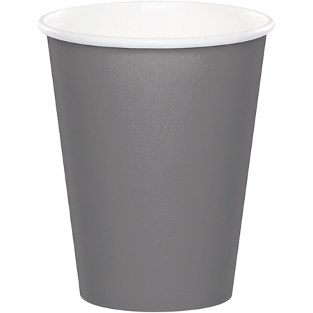 Glamour Gray Cups Paper 266ml Pack of 24