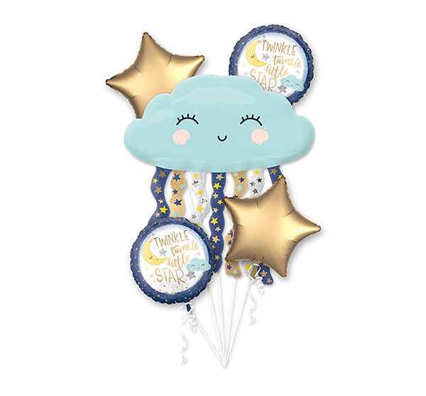Twinkle Little Star Bouquet Pack of 5 Balloon