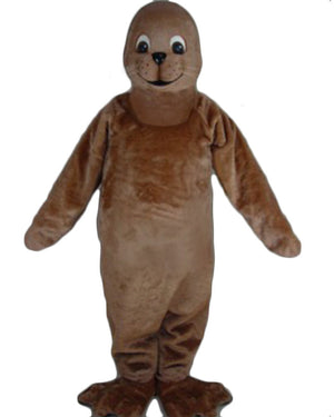 Brown Seal Professional Mascot Costume