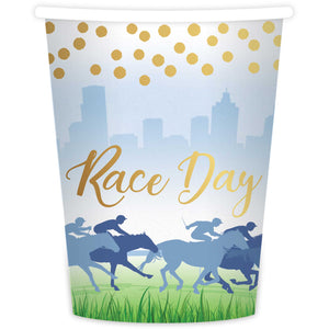 Race Day 266ml Paper Cups Pack of 8