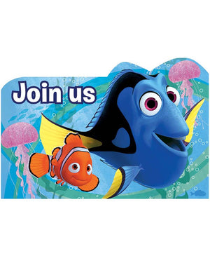 Disney Finding Dory Postcard Invitations Pack of 8