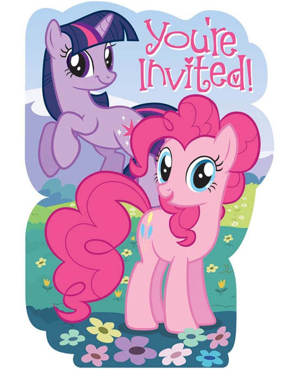 My Little Pony Invitations Pack of 8