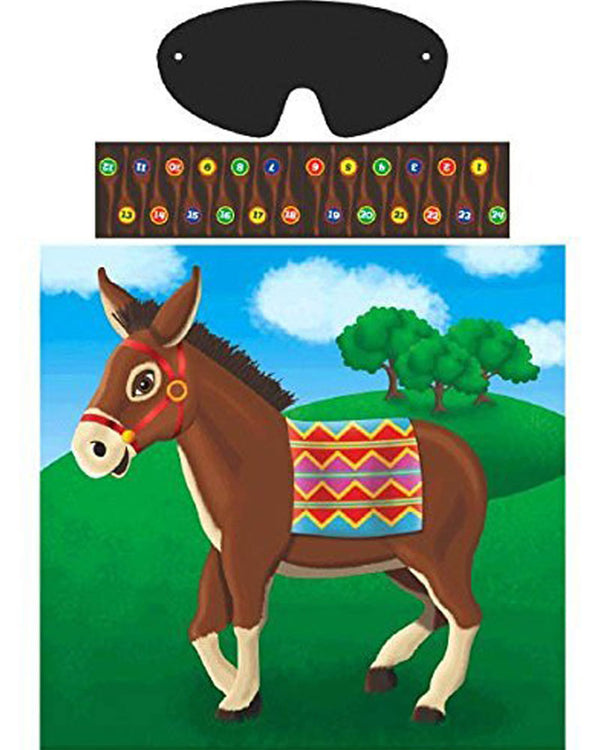 Fiesta Pin The Tail On The Donkey Game