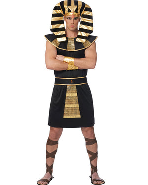 Pharaoh Black and Gold Mens Costume