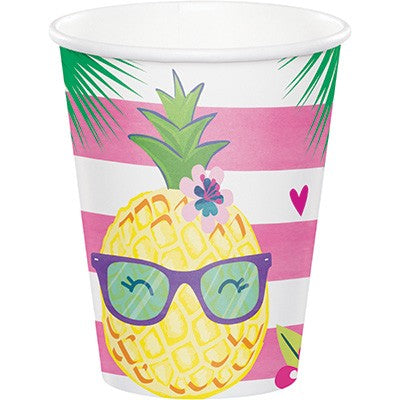 Pineapple N Friends Cups Paper 266ml Pack of 8