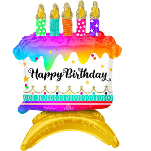 Decor Happy Birthday Cake Balloon