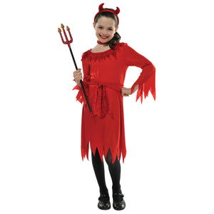 Little Devil Girls Costume 3-4 Years