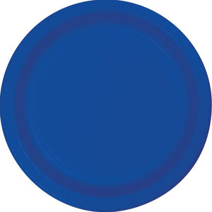 Cobalt Round Paper Plate 22cm Pack of 24