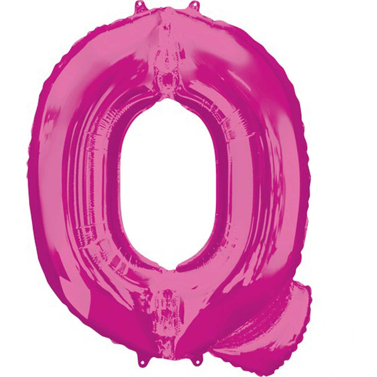 SuperShape Letter Q Pink Balloon