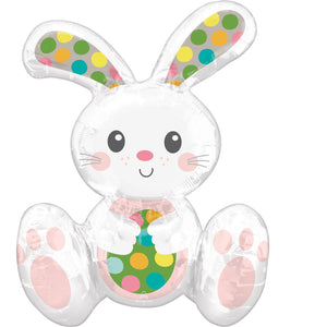 CI: Multi Balloon Sitting Easter Bunny A75