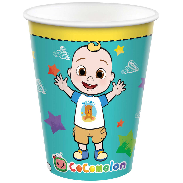 Cocomelon 9oz / 266ml Paper Cups Pack of 8