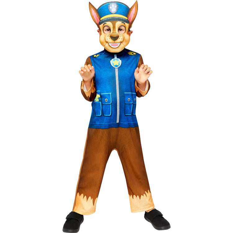 Paw Patrol Chase Value Boys Costume 3-4 years