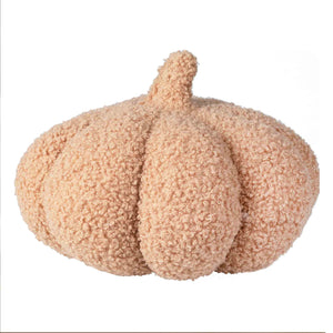 Pumpkin Spice Medium Orange Boucle Pumpkin Decoration